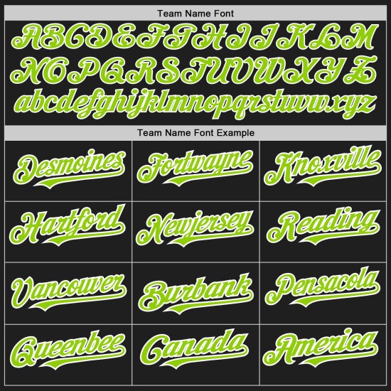 Maillot de baseball personnalisé vert-blanc noir fluo authentique Maillot de baseball personnalisé vert-blanc noir fluo authentique