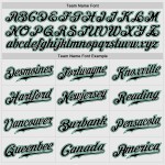 Manches Baseball Vert Vert Blanc Rayures Jersey Noir-Kelly Raglan Kelly Authentique Personnalisé Manches Baseball Vert Vert Blanc Rayures Jersey Noir-Kelly Raglan Kelly Authentique Personnalisé
