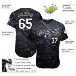 Maillot fluide à motif 3D authentique, motif abstrait marbré, design de baseball, art liquide Maillot fluide à motif 3D authentique, motif abstrait marbré, design de baseball, art liquide